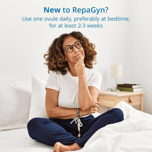 RepaGyn's Vaginal Moisturizer | Effective for Burning, Itching, Lubrication | Natural & Non-hormonal for Menopause