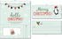 Holiday Card | Zip-Open Money Holder with Clear Plastic Window for Cash, Check, & Gift Card (Penguin)
