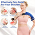 1 Pack Shoulder Heating Pad for Rotator Cuff - Heated Wrap Brace for Pain Relief - 90Mins Auto-Off Heating Pad for