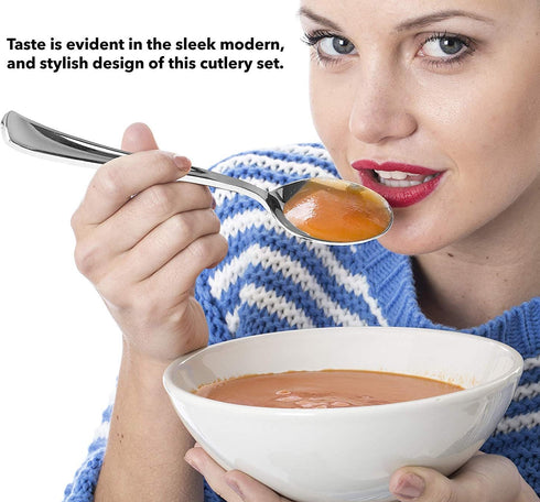 Stock Your Home 125 Disposable Heavy Duty Plastic Spoons, Silver - Perfect for Catering Events, Parties, Weddings