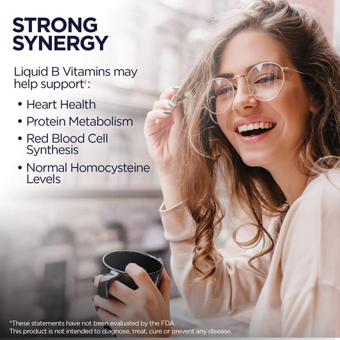 KAL Vitamin B-6 B-12 Folic Acid DropIns, Liquid Vitamin B Supplement Drops, 2oz, 59 Servings, Natural Mixed Berry
