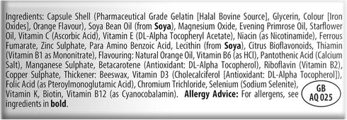 Wellwoman 30 Vitabiotics Advanced Vitamin & Mineral Formula with Evening Primrose & Starflower Oils Capsules