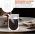 Ipetboom 1000ml 50pcs Packing 5 Liquid Beverage Storage Bags Stand up Leakproof Plastic Pouches with Spout Disposable