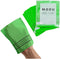 Modu 6 Pcs Korean Exfoliating Mitt Bath Washcloth 6.7 x 5.5 in - Small 6 Pcs Green
