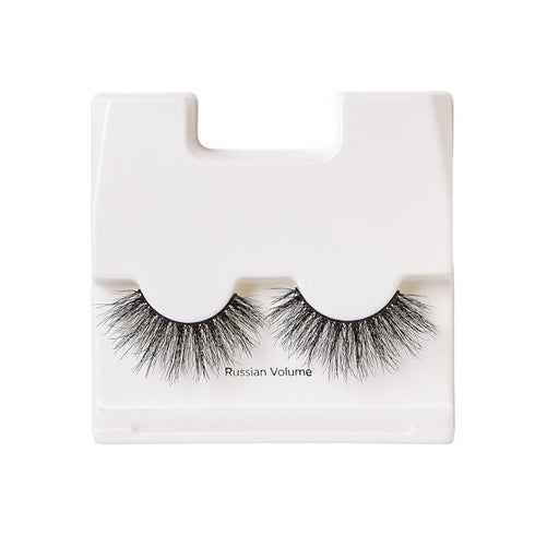 KISS Lash Couture LuXtensions Collection, False Eyelashes, Style ‘Russian Volume', 16mm, 1 Pair, Reusable, Flat Lash