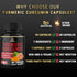 Turmeric Curcumin Supplement with Ginger, Apple Cider Vinegar, Black Pepper - 90 Count - 3 Month Supply