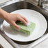 PNSXING 100% 5 Kitchen Sponges- Heavy Duty Cellulose Scrub Dish Sponge for Tough Messes, Scratch Free & Durable