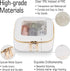 Mini Clear Makeup Bag Cosmetic Bags with Zipper,Small Makeup Bag for Purse,Waterproof Clear Toiletry Bag Travel Makeup Bag Organizer Case for Women Toiletries Car Organizers and Storage