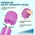 VZVJTR 10 Handheld Electric Back Massager, Speed Wired Deep Tissue Vibrating Massager for Muscle Aches (Purple)