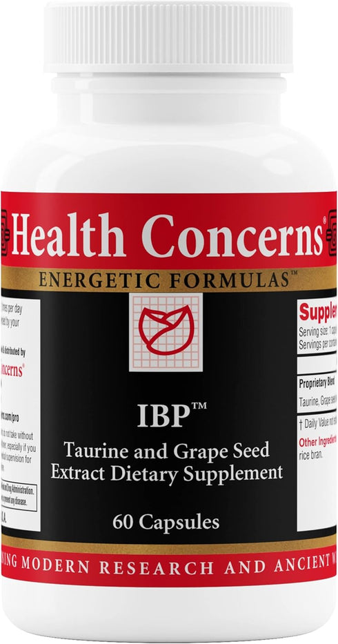 Health Concerns IBP - Heart Health & Blood Flow Supplement, 60 Capsules