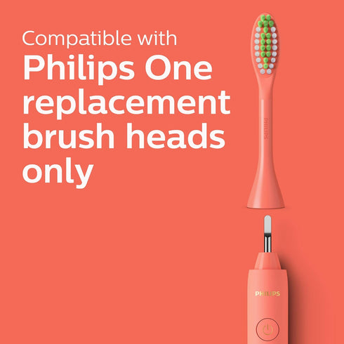 HY1100/01 Philips Sonicare Battery Toothbrush, Miami Coral