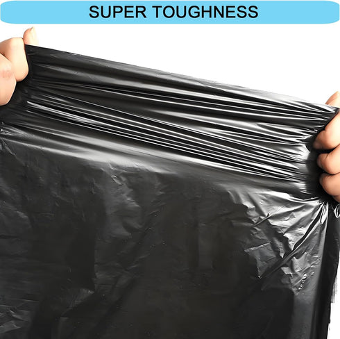 18 Gallon Extra Strong Trash Bags, 1.5 MIL Tall Kitchen Garbage Bags, Unscented, Black, 36 Count