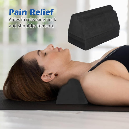 Neck and Shoulder Relaxer, Cervical Traction Device for Cervical Spine Alignment, Neck Stretcher Chiropractic Pillows