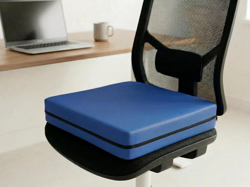 16.5", PEPE Mobility Wheelchair Cushion Viscoelastic Foam for Pressure Relief, Waterproof Removable Zip Cover