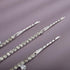 YERTTER Wedding Silver Rhinestone Head Chain Jewelry Forehead Clip Headpiece Hair Accessories for Women
