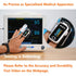 Monitor(SpO2) Pulse Oximeter,OLED Display Oxygen Monitor Fingertip,Blood Oxygen Saturation with Carrying Case,Silicone