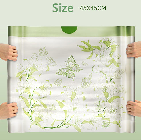 YIHUANYIFA 200pcs 4 200Counts) Gallon Trash Bags Drawstring Tear-Free Separated Plastic Can Liner for Bathroom Office