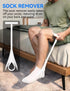 Sock Aid with Foam Handles Flexible Sock Aid Device with Long Rope - Sock Aids for Putting on Socks, Sock Helpers