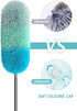 BOOMJOY Microfiber Feather Duster - 100 inches Extension Pole for Cleaning High Ceilings, Fans, Blinds