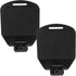 2pcs Adjustable Wheelchair Footrest Pedals Leg Pads Heavy Duty Footplates Universal Replacement