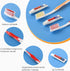 Homvle 48 Packs Office/4 Disposable Toothbrushes with Toothpaste, Individually Wrapped Buld Toothbrush and Toothpaste