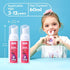 NOHOO Kids Foam Toothpaste, Fluoride Free Natural Formula for Electric Toothbrush, 2PCS Strawberry