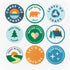 Cliganic Mosquito Repellent Stickers, 90 Pack Camping Patches for Kids & Adults, DEET-Free Essential Oil