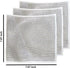 HABOQUAN 10-Pack (7.87 Inches) Non-Scratch Metal Dish Cloth: Multi-Purpose Metal Cleaning Rag for Kitchen - Cleans