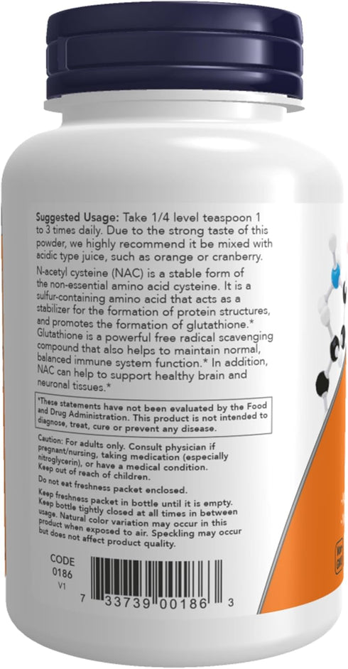 NOW Foods NAC Pure Powder - 4 oz