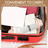 Yardwe Portable Toothbrush Toothpaste Travel Case Ivory White Toothbrush Travel Holder Mouthwash Cup and Daily Oral