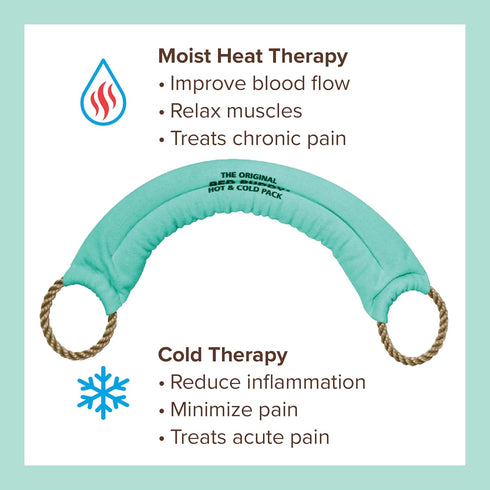 Bed Buddy Aromatherapy Heat Pad and Cooling Neck Wrap - Eucalyptus Scent for Sore Muscles