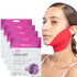 MISS SPA V-Line Patch, Neck and Face Toning Mask, Double Chin Anti-aging Mask, 4 Pack V Shaped Contouring Face Mask