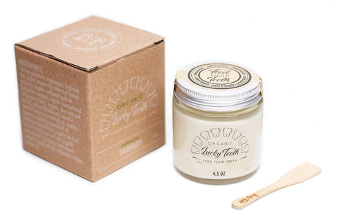 Lucky Teeth (4.5 oz 1 Pack) Organic Toothpaste-All Natural, Remineralizes and Fortifies Teeth and Gums.