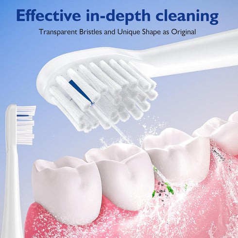 LEDOSAKO 2.0, 2.0 SF-01, SF-02, SF-03 SF-04 3Packs) Toothbrush Replacement Heads for Sonic Fusion and Sonic Fusion