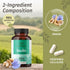 HERBAMAMA Inulin Powder Capsules 1200mg - Digestive Support & Gut Cleanse with Vegan Chicory Root Powder, 100 Caps