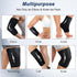 ComfiTECH Elbow Ice Pack for Tendonitis, Reusable Ice Pack Wrap for Injuries, M Black