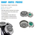 Sh60 Replacement Heads for Philips Norelco 6000 Series Shaver, Upgraded Replacement Blades