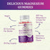 Magnesium Citrate Gummies, 600mg High Absorption for Calm, Relaxation & Digestion, Vegan, Raspberry Flavor, 60 Count