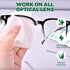 icepac 200-Moistened 5x6 Inches Lens Wipes for Eyeglasses - Individual Wrapped Eye Glasses Cleaning Wipes | -Cleaner