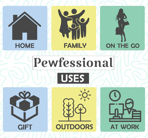 Pewfessional Poop Spray for Toilet, Pre Poo Bathroom Odor Eliminator, 2.5 Ounce, 5 Bottles Travel Size