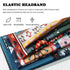 Olbye Boho Headbands - Women Wide Turban Elastic Nonslip Hair Scarfs for Workout and Yoga