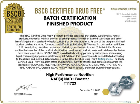 HPN NAD+ Booster – Nicotinamide Riboside Alternative (NAD3) for Men & Women, 312 mg per Serving, 30 Veggie Pills