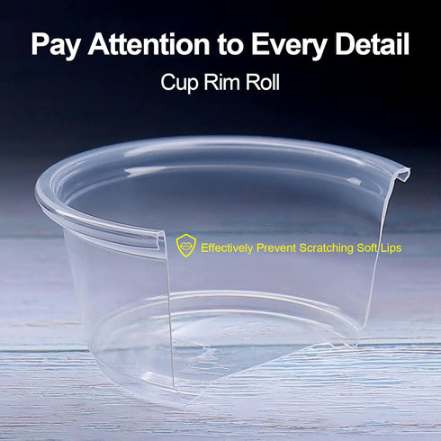 TashiBox Disposable Mini Cups, Portion Cups (No Lids), 200 Count, 1 oz