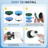 8pcs Electric Spin Scrubber Replacement Brush Heads, Extra Brushes Kit for Bathroom, Kitchen, Car Cleaning
