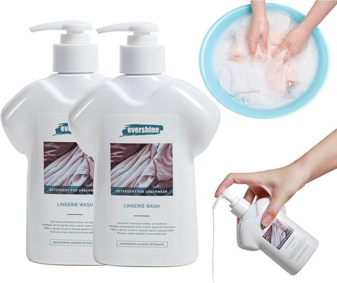 Lingerie Detergent, Double Concentrated, Lady Scented, Delicate Underwear Cleaning Liquid, 10.14 Fl Oz (2, Lily Of The