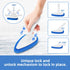 Qaestfy Shower Bathtub Tub and Tile Scrubber Brush with 51'' Adjustable Long Handle for Cleaning