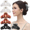RC ROCHE ORNAMENT 6Pcs Women's Vintage No Slip Strong Hold Sectioning Styling Power Hair Accessories (Medium Clear