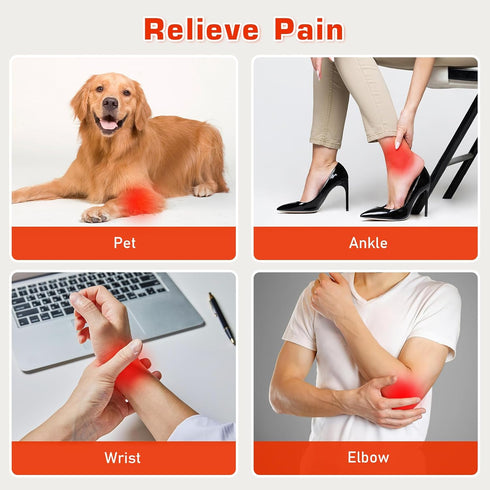 Red Light Therapy Belt for Neck, Near Infrared Light Therapy Belt Wearable Infrared Neck Wrap with Timer Infrared Belt