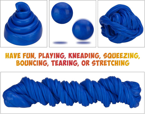 INNER-ACTIVE Play Putty Therapy Putty for Kids with Charms Deep Blue Sea Theraputty Medium Resistance, Increase Fine