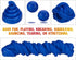 INNER-ACTIVE Play Putty Therapy Putty for Kids with Charms Deep Blue Sea Theraputty Medium Resistance, Increase Fine